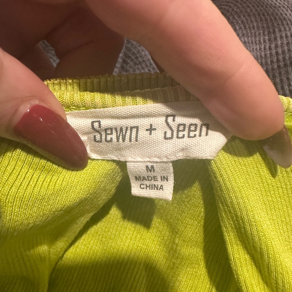 Vibrant Lime Button-Down Shirt - image 4